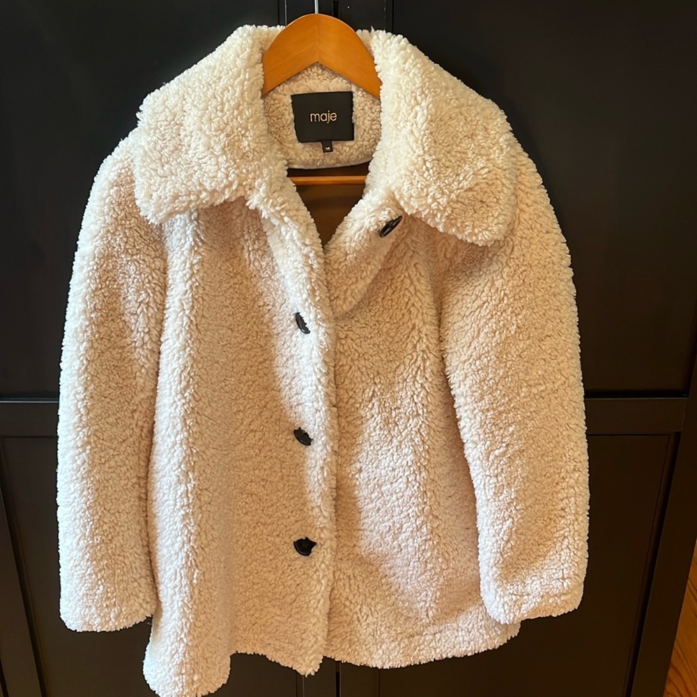 Maje Women’s Teddy Coat - NWOT